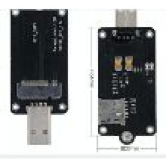 524WiFi M.2 (NGFF) to USB 2.0 Computer Adapter with SIM Card Slot for WWAN/LTE/4G Module