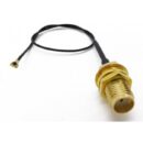 Wodaplug 5G 4G LTE Pigtail cable Ipex 4.0 head 1.20mm MHF4 6GHz Female / SMA Female 25cm, for M.2 modules