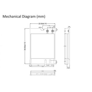 SPARKLAN WNFT-238AX(BT) 802.11ax/ac/a/b/g/n WiFi +Bluetooth 5.2 Combo, M.2 2230 (A-E KEY) Module(WiFi 6), 2T2R