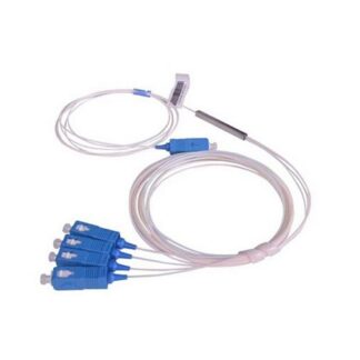 Wodaplug ® mini package optical PLC splitter 1 to 4 - with connector type SC/PC