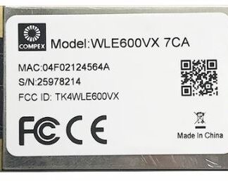 QCA9892 COMPEX WLE600VX-i 7C miniPCIe module, 802.11ac, 2,4 / 5GHz, 2x2 MIMO, Qualcomm reference XB140 design, Industrial grade, +85C