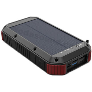 Solar Power bank Wodasport® SolarDozer X30, Outdoor Adventure™ 30100 mAh, up to 12V, Fast charge, Wireless charge