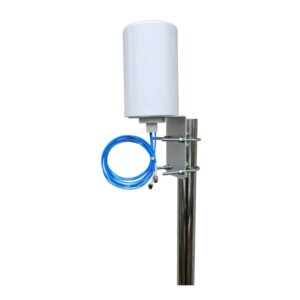 524WiFi™ outdoor Wi-Fi 6E 2x2 MIMO omnidirectional antenna with dual RP-SMA cables