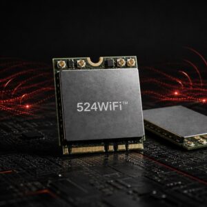 524WiFi™ Wi‑Fi 8 wireless module centered for the FastConnect 8800 engineering guide