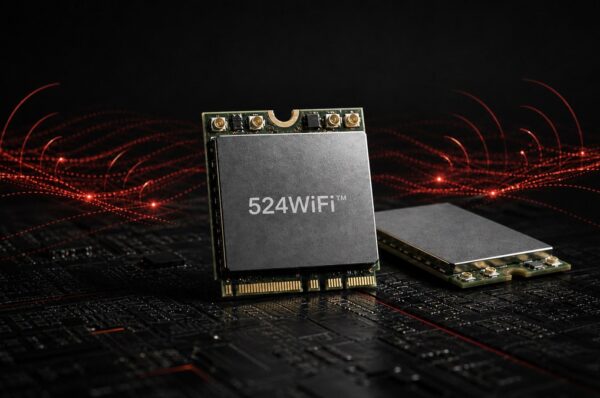 524WiFi™ Wi‑Fi 8 wireless module centered for the FastConnect 8800 engineering guide