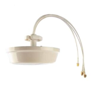 524WiFi™ Ceiling Wi-Fi 6E Omnidirectional Antenna, 3x3 MIMO, 2.4/5/6 GHz, 3/4 dBi, 3x SMA Male — product photograph