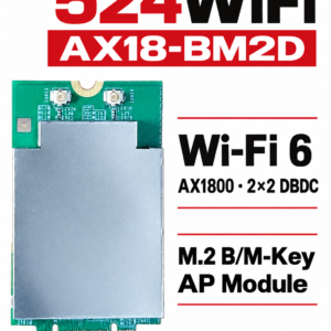 524WiFi AX18-BM2D Pro Plus – Wi-Fi 6 AX1800 2×2 DBDC M.2 B/M-Key AP Module