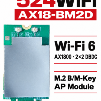 524WiFi AX18-BM2D Pro Plus – Wi-Fi 6 AX1800 2×2 DBDC M.2 B/M-Key AP Module