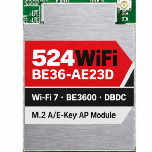 524WiFi BE36-AE23D Pro Plus – Wi-Fi 7 BE3600 DBDC M.2 A/E-Key AP Module