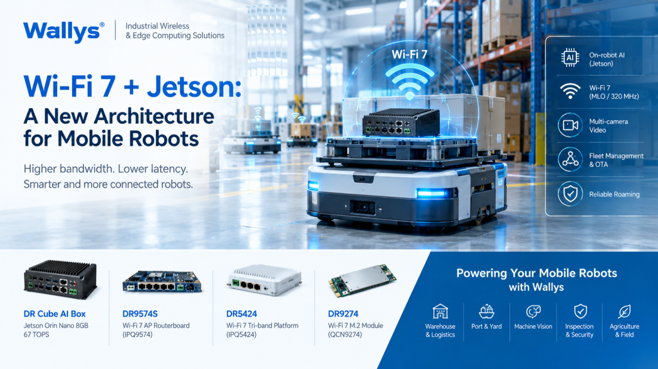 Wi-Fi 7 + Jetson: A New Architecture for Mobile Robots