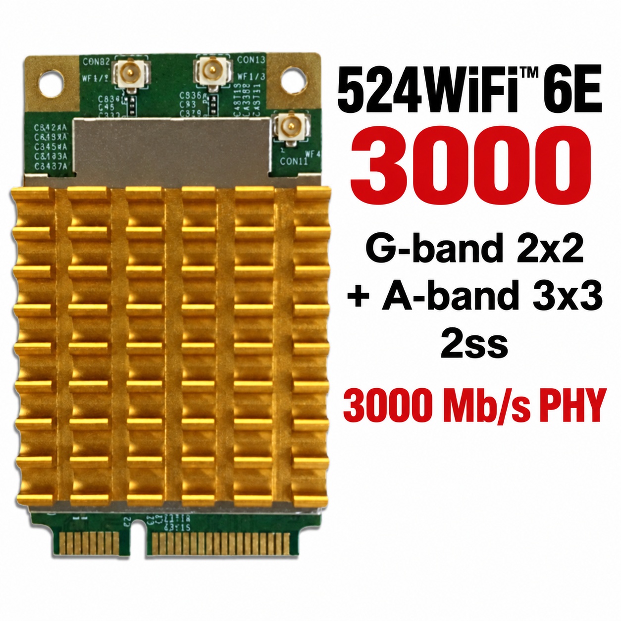 524WiFi-7916-NPD professional mPCIe Wi-Fi module