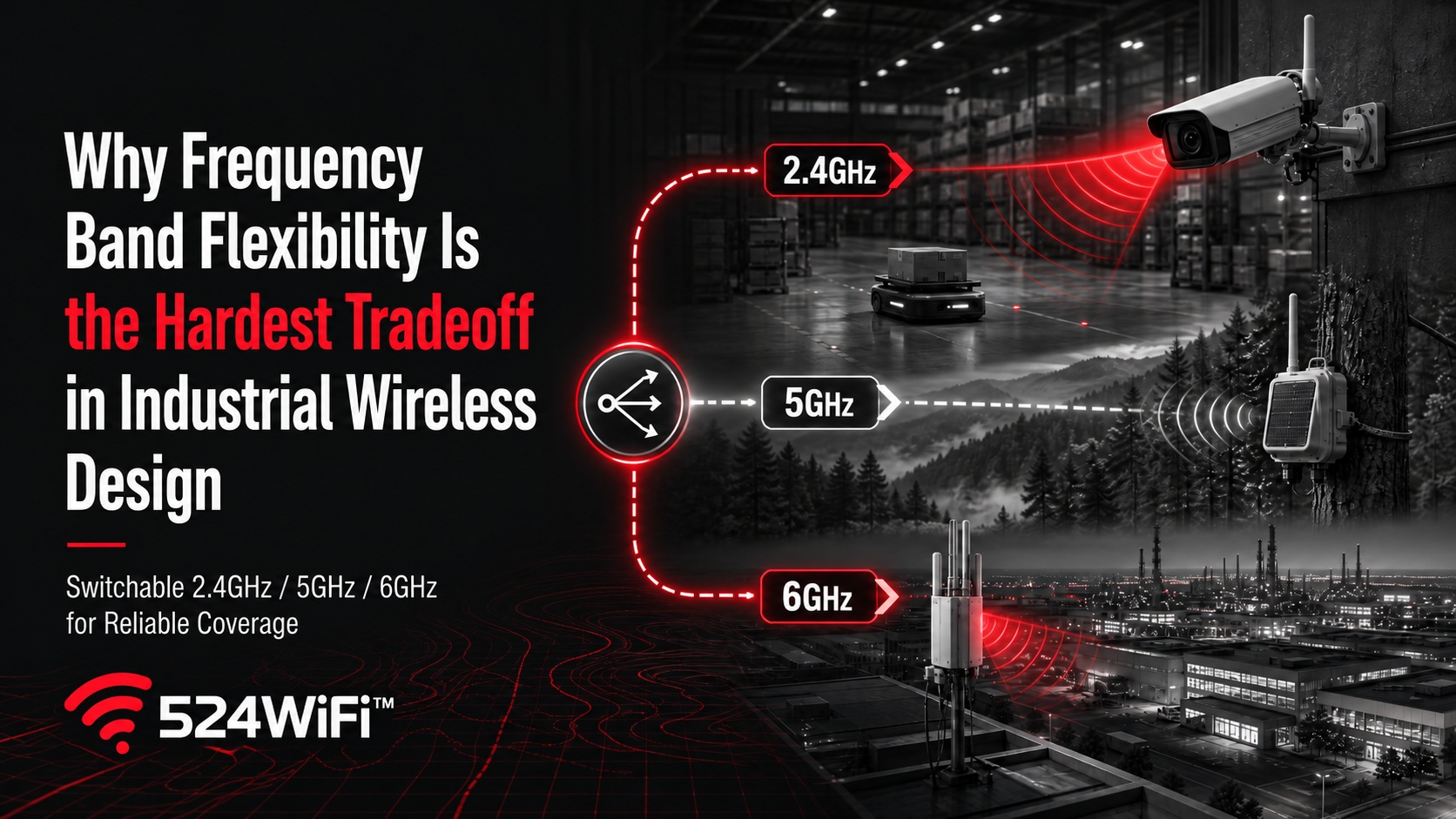 524WiFi™ industrial wireless frequency-band planning