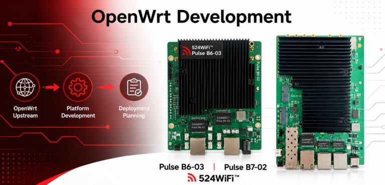 524WiFi™ Pulse B5018 and Pulse B9574-02 OpenWrt platform planning