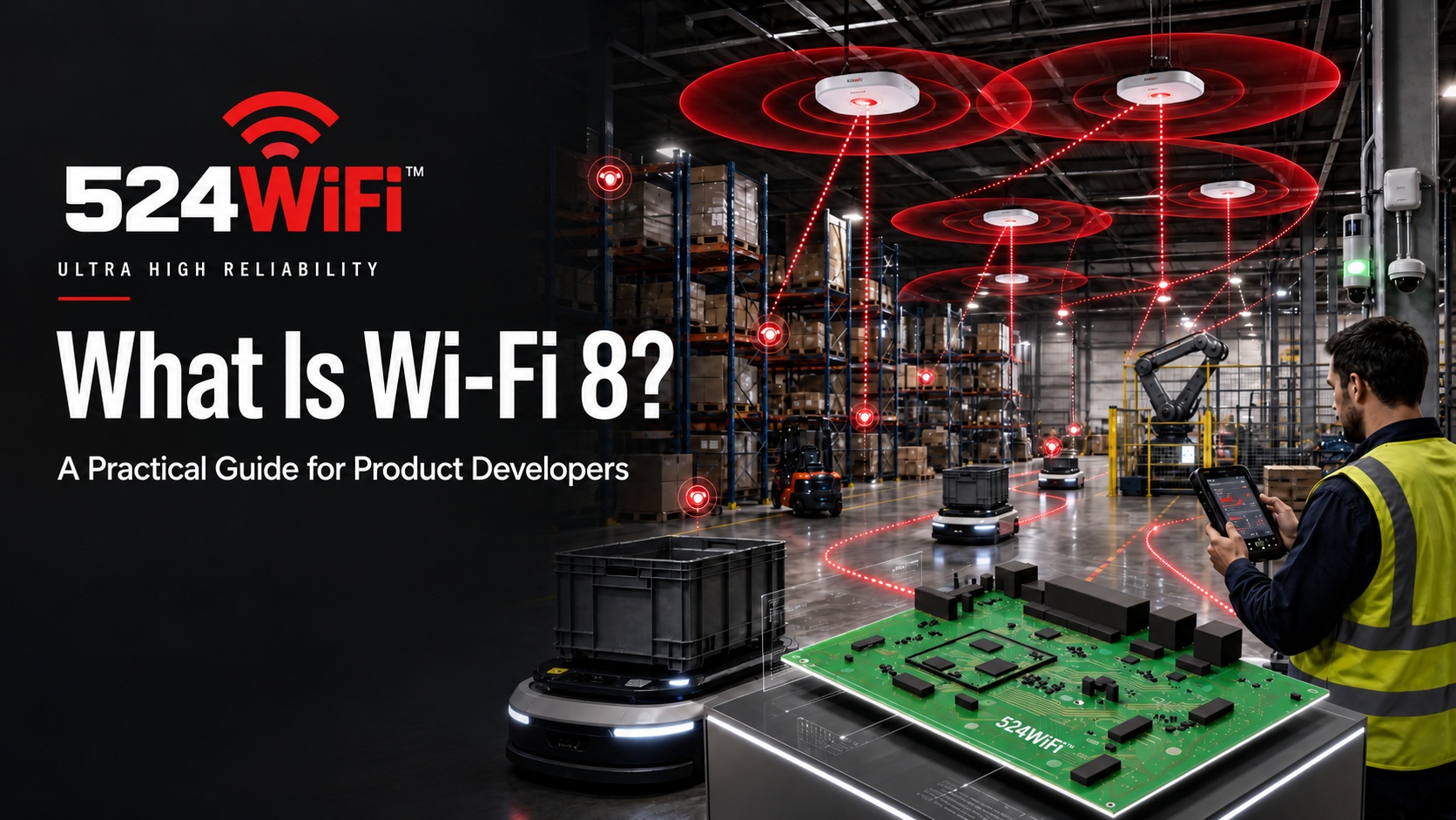 524WiFi™ practical Wi-Fi 8 guide for product developers, industrial networks and modular platforms