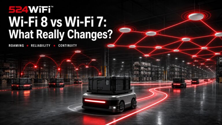 524WiFi™ Wi-Fi 8 and Wi-Fi 7 comparison: roaming, reliability and continuity