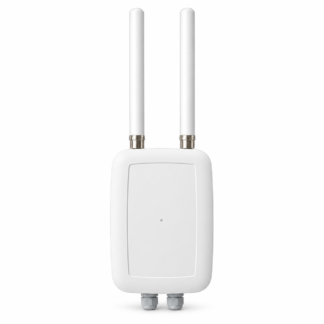 524WiFi Pulse M6E-OUT industrial mesh device, complete photographed antenna assembly