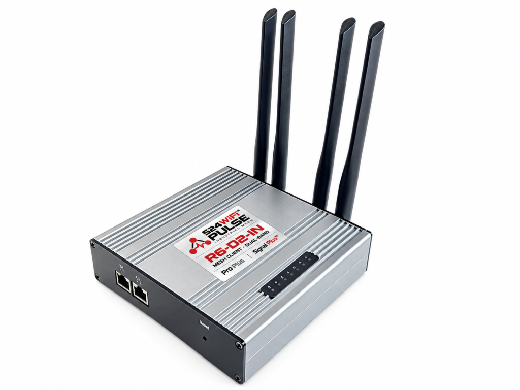 524WiFi Pulse R6-D2-IN Mesh Client branded reference enclosure visualization