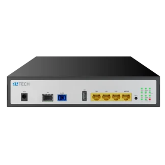 WodaPlug™ Richerlink RH8001GR Mini GPON OLT with SFP uplink and four Gigabit Ethernet ports