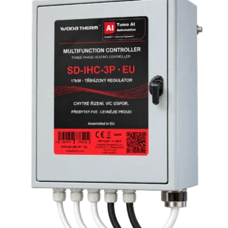 Three-phase multifunction controller 17kW for pools, heating systems and resistive heating elements | WodaTherm™ SD-IHC-3P