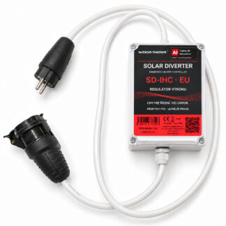 WodaTherm™ SD-IHC European 220 V controller with mains plug and output socket